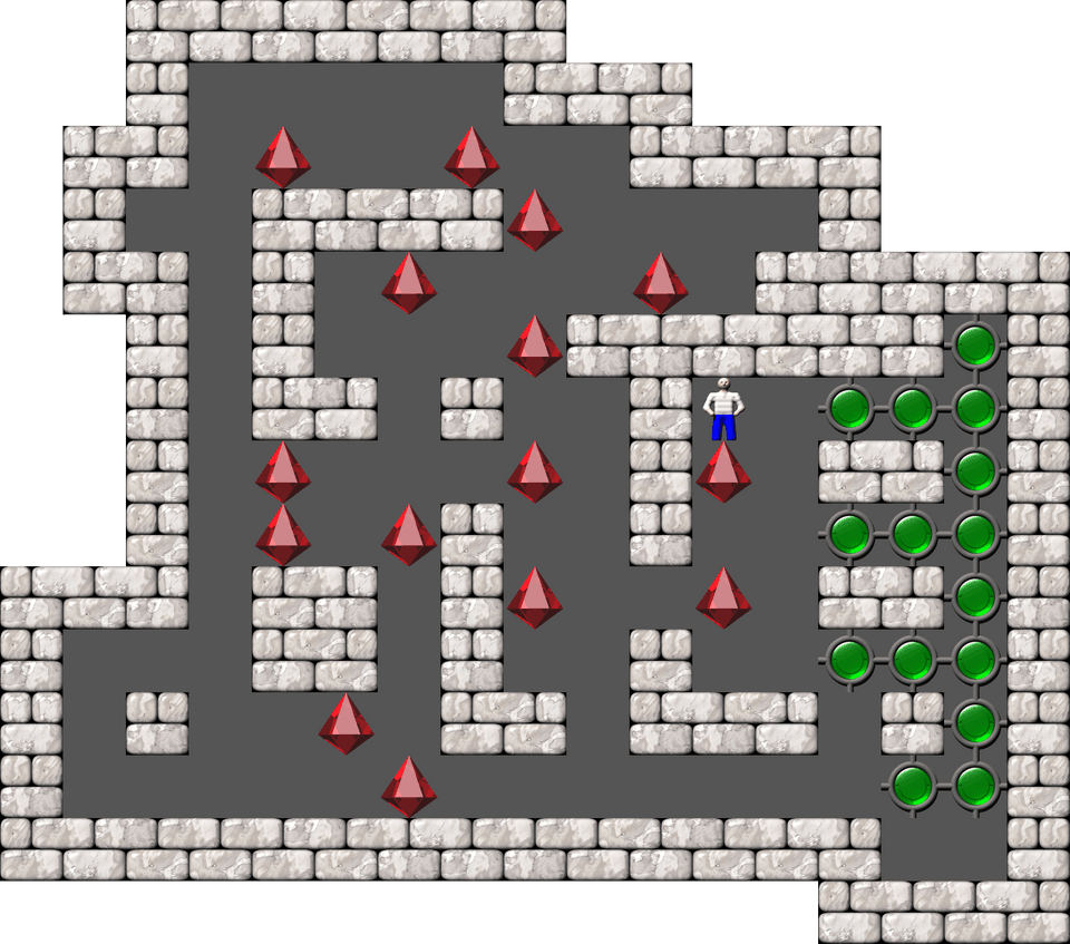 Sokoban Mass Remodel level 1394